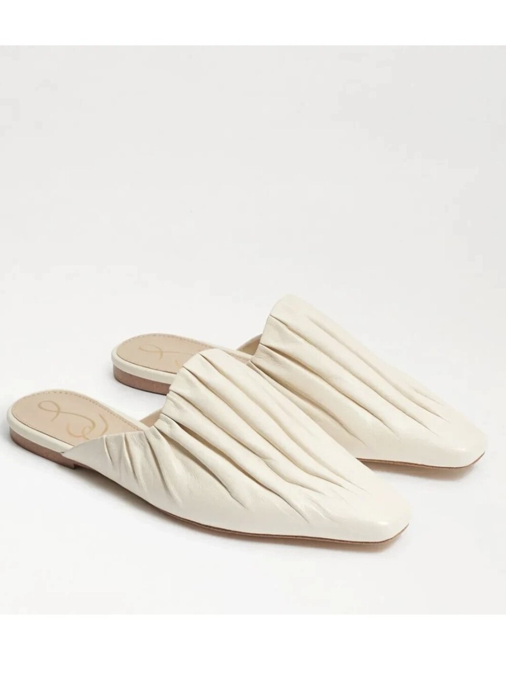 Sam Edelman Cecilia Mule Ivory Leather Size 9